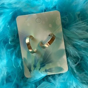 Gold Jewellery Hoops Earrings 💕